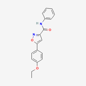 5-(4-ethoxyphenyl)-N-phenyl-1,2-oxazole-3-carboxamide