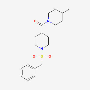 [1-(Benzylsulfonyl)piperidin-4-yl](4-methylpiperidin-1-yl)methanone