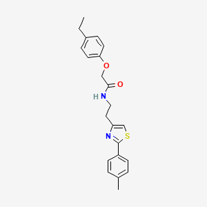 2-(4-ethylphenoxy)-N-{2-[2-(4-methylphenyl)-1,3-thiazol-4-yl]ethyl}acetamide