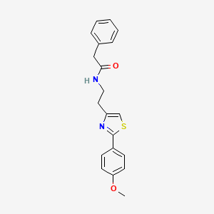 N-{2-[2-(4-methoxyphenyl)-1,3-thiazol-4-yl]ethyl}-2-phenylacetamide