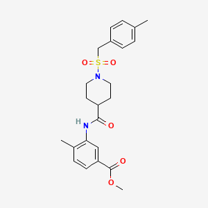 Methyl 4-methyl-3-[({1-[(4-methylbenzyl)sulfonyl]piperidin-4-yl}carbonyl)amino]benzoate