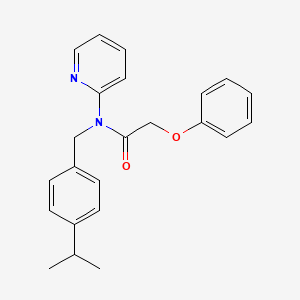 2-phenoxy-N-[4-(propan-2-yl)benzyl]-N-(pyridin-2-yl)acetamide