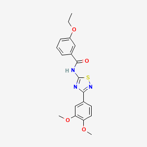 N-[3-(3,4-dimethoxyphenyl)-1,2,4-thiadiazol-5-yl]-3-ethoxybenzamide