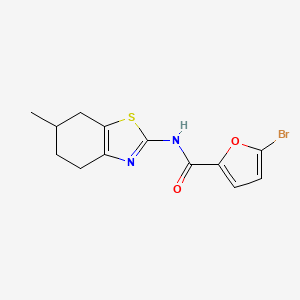 5-bromo-N-(6-methyl-4,5,6,7-tetrahydro-1,3-benzothiazol-2-yl)furan-2-carboxamide