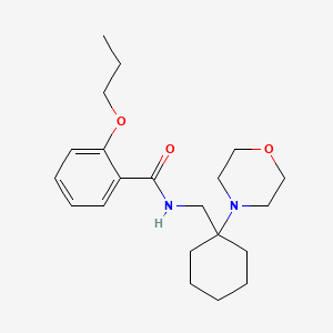 N-{[1-(morpholin-4-yl)cyclohexyl]methyl}-2-propoxybenzamide