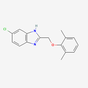 5-chloro-2-[(2,6-dimethylphenoxy)methyl]-1H-benzimidazole