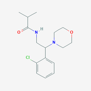 N-[2-(2-chlorophenyl)-2-(morpholin-4-yl)ethyl]-2-methylpropanamide