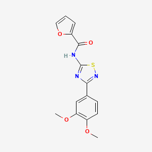 N-[3-(3,4-dimethoxyphenyl)-1,2,4-thiadiazol-5-yl]furan-2-carboxamide