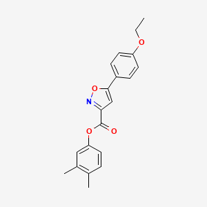 3,4-Dimethylphenyl 5-(4-ethoxyphenyl)-1,2-oxazole-3-carboxylate