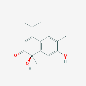 molecular formula C15H18O3 B113472 ラシニレンC CAS No. 41653-72-9