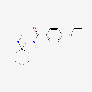 N-{[1-(dimethylamino)cyclohexyl]methyl}-4-ethoxybenzamide