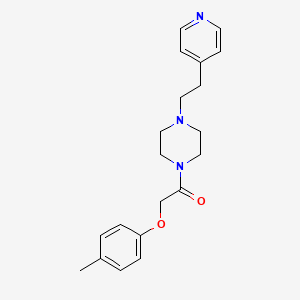 2-(4-Methylphenoxy)-1-{4-[2-(pyridin-4-yl)ethyl]piperazin-1-yl}ethanone