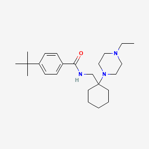 4-tert-butyl-N-{[1-(4-ethylpiperazin-1-yl)cyclohexyl]methyl}benzamide