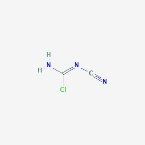 molecular formula C2H2ClN3 B113474 N-Cyano-1-chloroformamidine CAS No. 25816-30-2