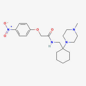 N-{[1-(4-methylpiperazin-1-yl)cyclohexyl]methyl}-2-(4-nitrophenoxy)acetamide