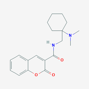 N-{[1-(dimethylamino)cyclohexyl]methyl}-2-oxo-2H-chromene-3-carboxamide