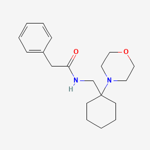 N-{[1-(morpholin-4-yl)cyclohexyl]methyl}-2-phenylacetamide