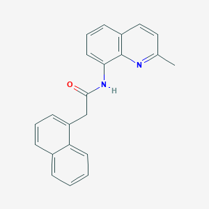 N-(2-methylquinolin-8-yl)-2-(naphthalen-1-yl)acetamide