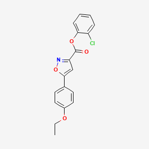 2-Chlorophenyl 5-(4-ethoxyphenyl)-1,2-oxazole-3-carboxylate