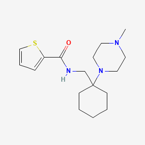 N-{[1-(4-methylpiperazin-1-yl)cyclohexyl]methyl}thiophene-2-carboxamide