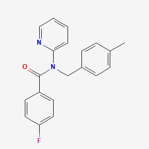 4-fluoro-N-(4-methylbenzyl)-N-(pyridin-2-yl)benzamide