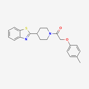 2-{1-[(4-Methylphenoxy)acetyl]piperidin-4-yl}-1,3-benzothiazole