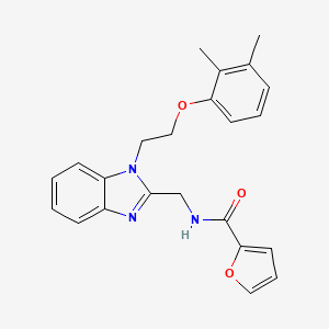 N-({1-[2-(2,3-dimethylphenoxy)ethyl]-1H-benzimidazol-2-yl}methyl)furan-2-carboxamide