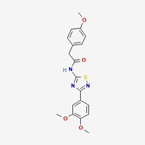 N-[3-(3,4-dimethoxyphenyl)-1,2,4-thiadiazol-5-yl]-2-(4-methoxyphenyl)acetamide