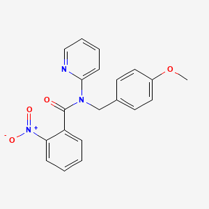 N-(4-methoxybenzyl)-2-nitro-N-(pyridin-2-yl)benzamide