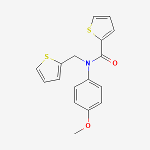 N-(4-methoxyphenyl)-N-(thiophen-2-ylmethyl)thiophene-2-carboxamide