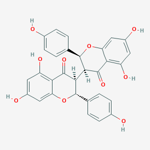 molecular formula C30H22O10 B113483 新茶梅素 B CAS No. 90411-12-4