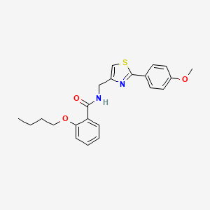 2-butoxy-N-{[2-(4-methoxyphenyl)-1,3-thiazol-4-yl]methyl}benzamide