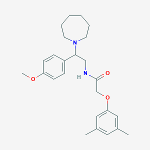 N-[2-(azepan-1-yl)-2-(4-methoxyphenyl)ethyl]-2-(3,5-dimethylphenoxy)acetamide