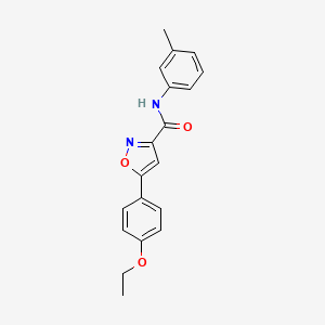 5-(4-ethoxyphenyl)-N-(3-methylphenyl)-1,2-oxazole-3-carboxamide