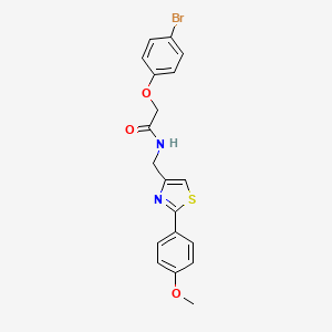 molecular formula C19H17BrN2O3S B11348354 2-(4-bromophenoxy)-N-{[2-(4-methoxyphenyl)-1,3-thiazol-4-yl]methyl}acetamide 