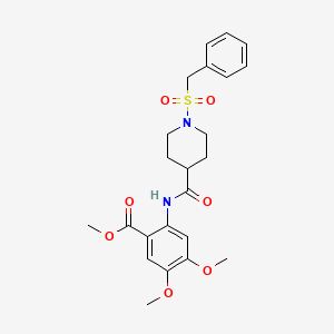 Methyl 2-({[1-(benzylsulfonyl)piperidin-4-yl]carbonyl}amino)-4,5-dimethoxybenzoate