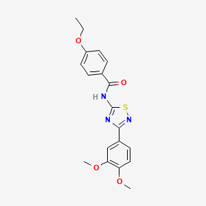 N-[3-(3,4-dimethoxyphenyl)-1,2,4-thiadiazol-5-yl]-4-ethoxybenzamide