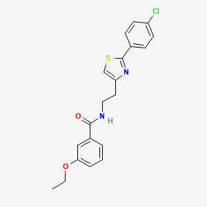 N-{2-[2-(4-chlorophenyl)-1,3-thiazol-4-yl]ethyl}-3-ethoxybenzamide