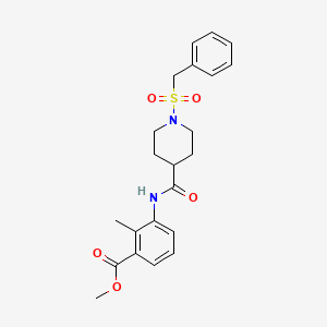 Methyl 3-({[1-(benzylsulfonyl)piperidin-4-yl]carbonyl}amino)-2-methylbenzoate