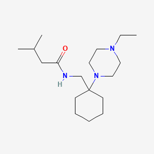 N-{[1-(4-ethylpiperazin-1-yl)cyclohexyl]methyl}-3-methylbutanamide