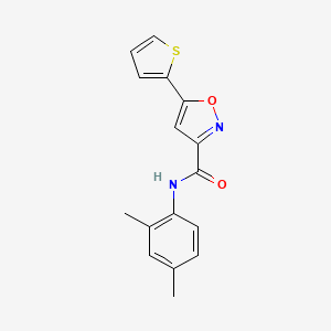 N-(2,4-dimethylphenyl)-5-(thiophen-2-yl)-1,2-oxazole-3-carboxamide