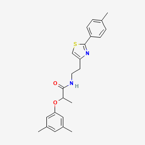 2-(3,5-dimethylphenoxy)-N-{2-[2-(4-methylphenyl)-1,3-thiazol-4-yl]ethyl}propanamide