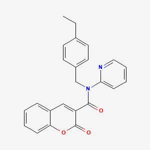 N-(4-ethylbenzyl)-2-oxo-N-(pyridin-2-yl)-2H-chromene-3-carboxamide