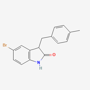 5-bromo-3-(4-methylbenzyl)-1,3-dihydro-2H-indol-2-one