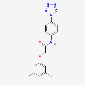 2-(3,5-dimethylphenoxy)-N-[4-(1H-tetrazol-1-yl)phenyl]acetamide