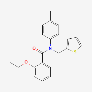 2-ethoxy-N-(4-methylphenyl)-N-(thiophen-2-ylmethyl)benzamide