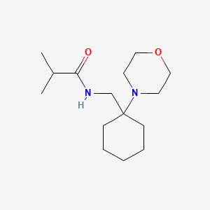 2-methyl-N-{[1-(morpholin-4-yl)cyclohexyl]methyl}propanamide