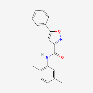 N-(2,5-dimethylphenyl)-5-phenyl-1,2-oxazole-3-carboxamide