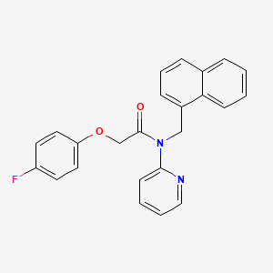 2-(4-fluorophenoxy)-N-(naphthalen-1-ylmethyl)-N-(pyridin-2-yl)acetamide