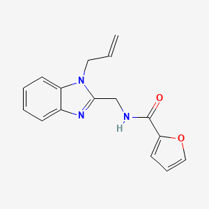 2-furyl-N-[(1-prop-2-enylbenzimidazol-2-yl)methyl]carboxamide